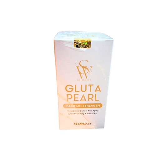 So White Gluta Pearl, 40 Capsules