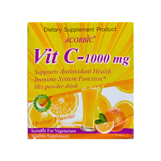 Acorbic Vitamin C- 1000mg (avc) Orange Flavour Powder Drink