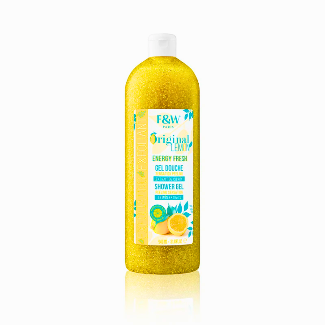 Fair  White Original Lemon Exfoliating Shower Gel - 940ml (Peeling Sensation)