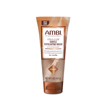 Ambi Even & Clear Gentle Exfoliating Wash, 141g