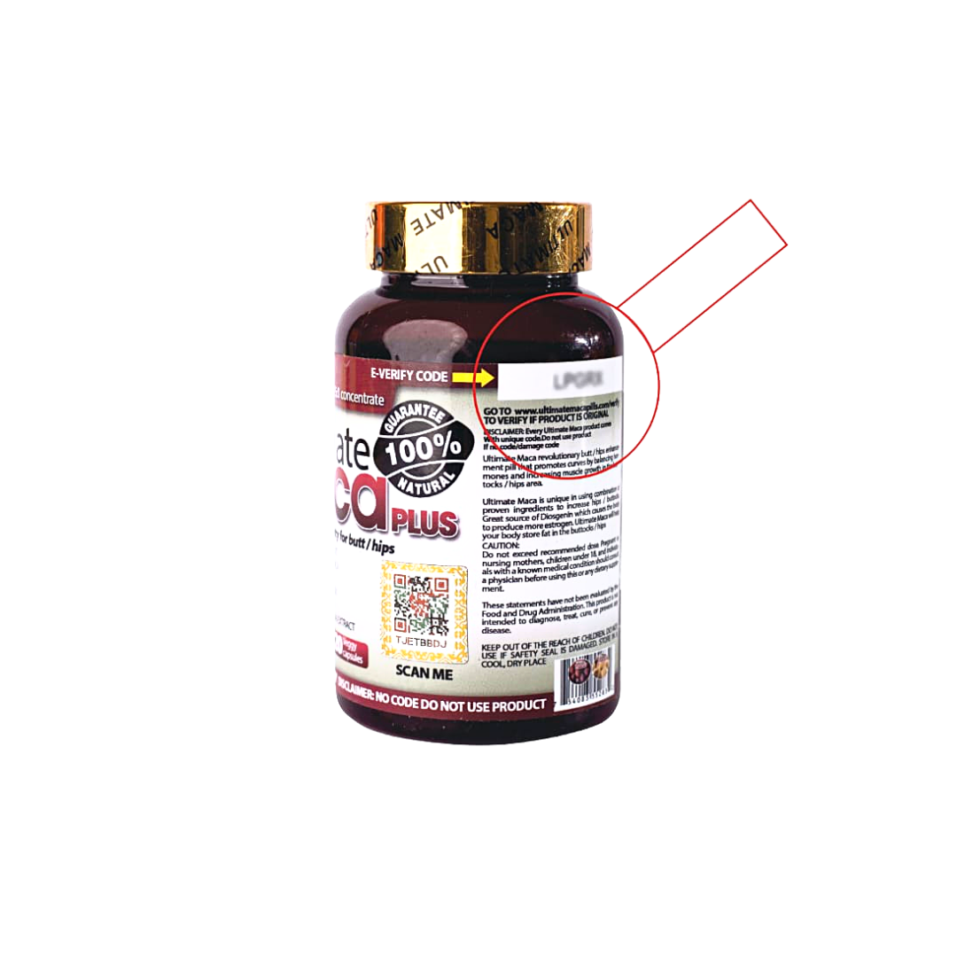 Ultimate Maca Plus Pills 7500mg, 120Pills