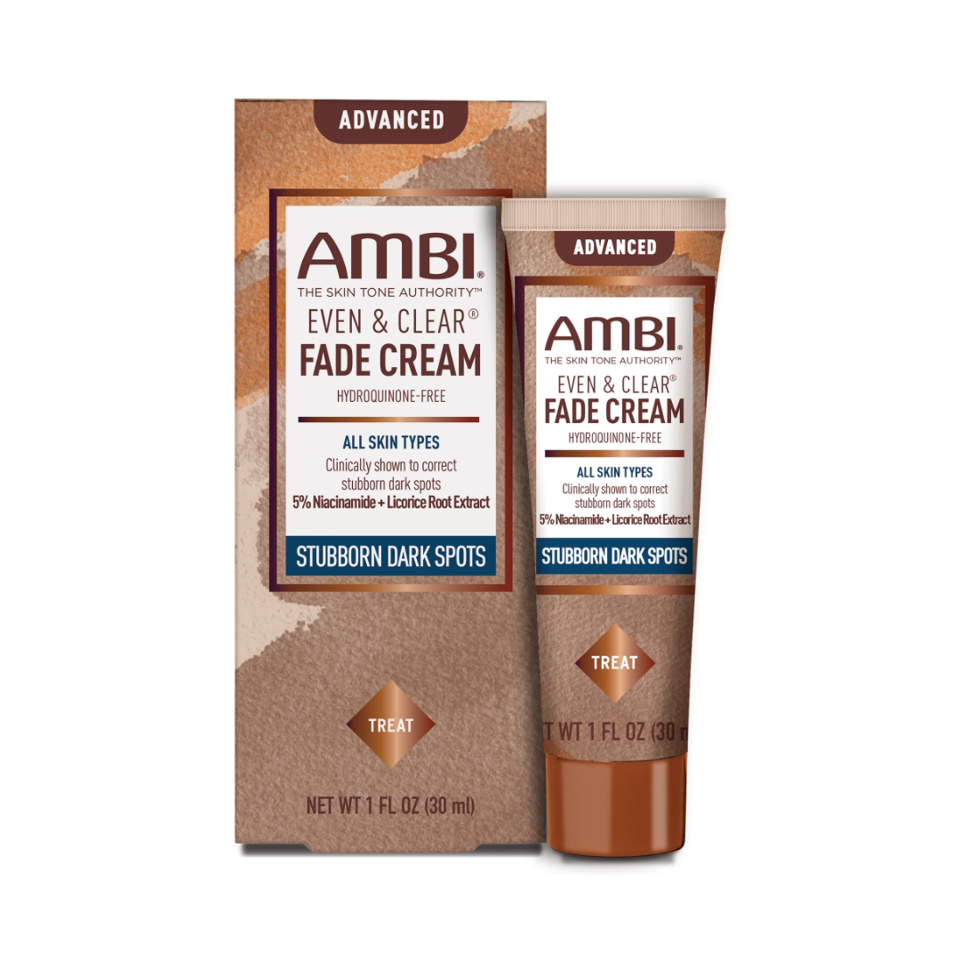 NEW! Ambi Even & Clear  Advanced Fade Cream - Hydroquinone-Free, 30ml ( Niacinamide and Licorice Root)