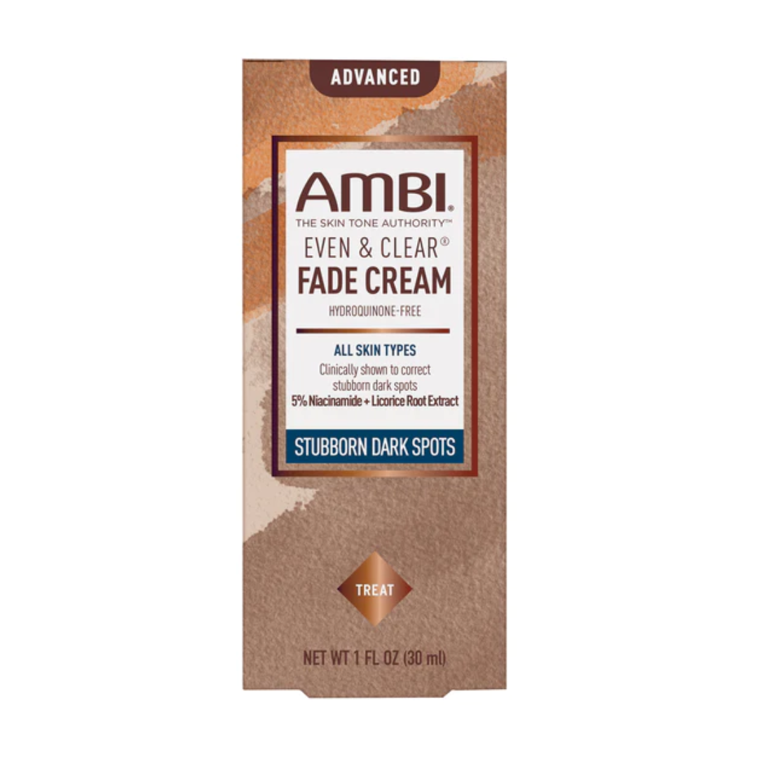 NEW! Ambi Even & Clear  Advanced Fade Cream - Hydroquinone-Free, 30ml ( Niacinamide and Licorice Root)